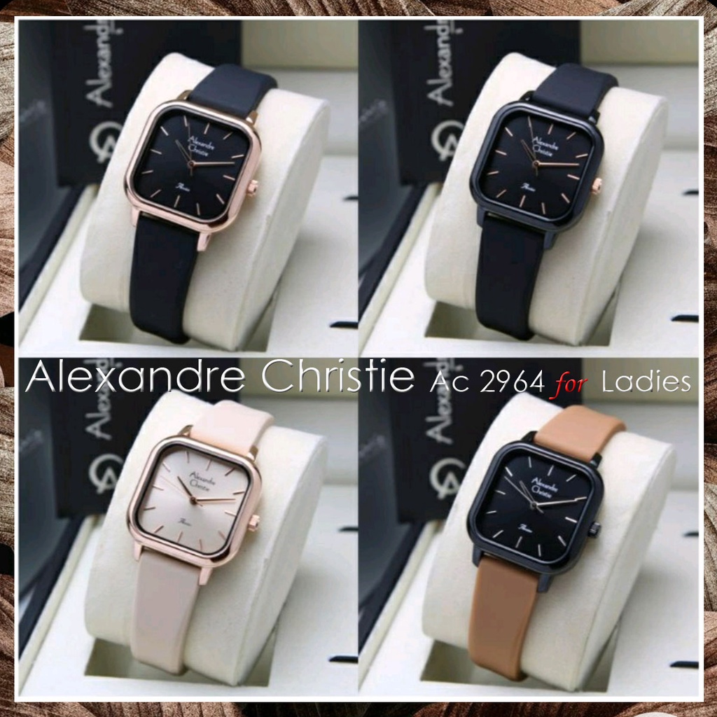 Alexandre Christie Ac 2964 / AC2964 / AC 2a14 / AC 2810 Jam Tangan Wanita Original Garansi Resmi 1 Tahun