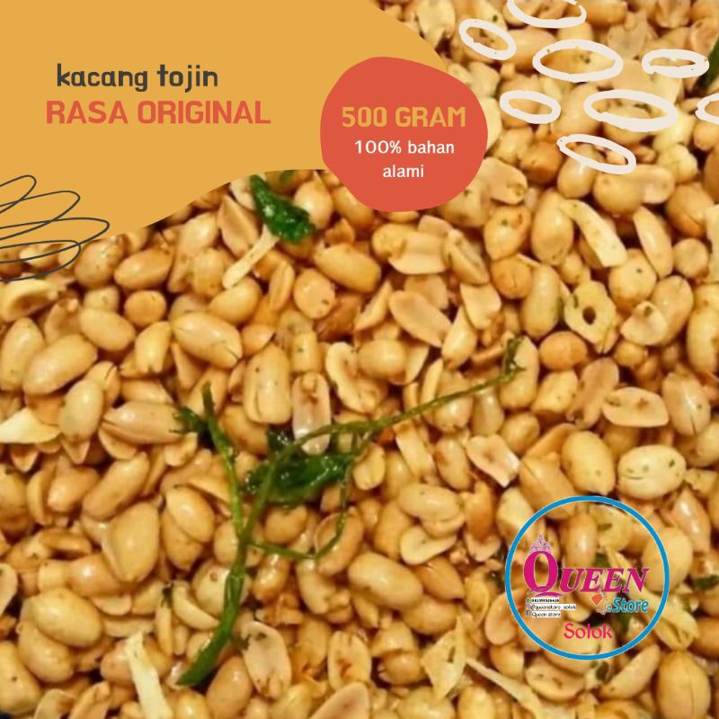 

kacang tojin bawang khas padang 1kg / kacang tojin goreng padang / kue kiloan / kacang tojin 500gr