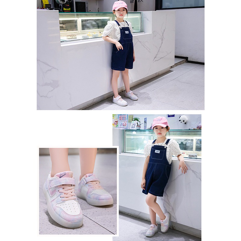 Sepatu Sneakers Anak Perempuan 0302890 Sport Casual Trendy Import