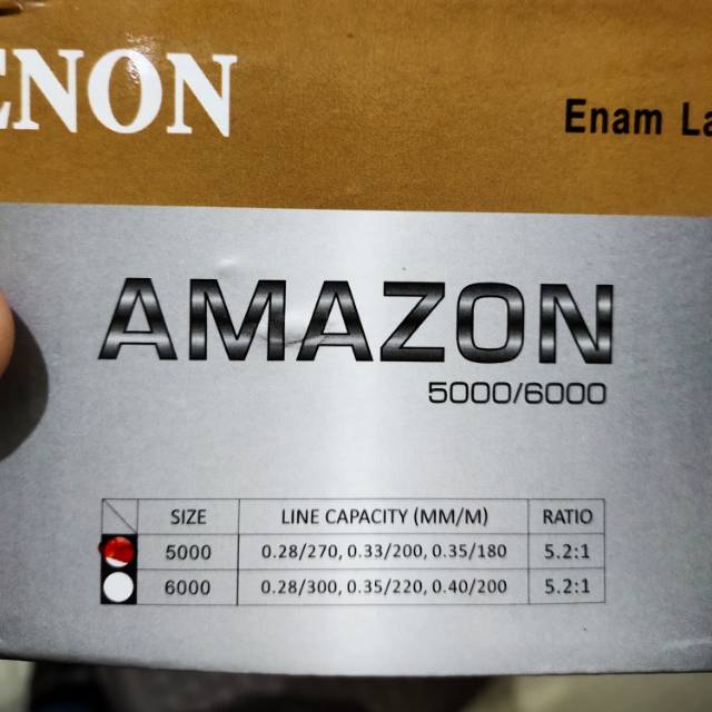 Reel xenon Amazon 6000 reel laut