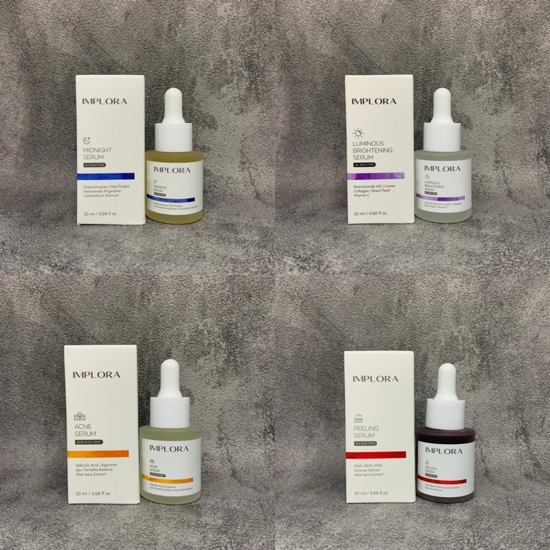 Implora Face Essence Serum 20 ml Rumah Cantik 354 Serum Perawatan Wajah Yang Melembabkan Kulit Wajah Agar Tidak Kusam dan Menghilangkan Noda Di Wajah