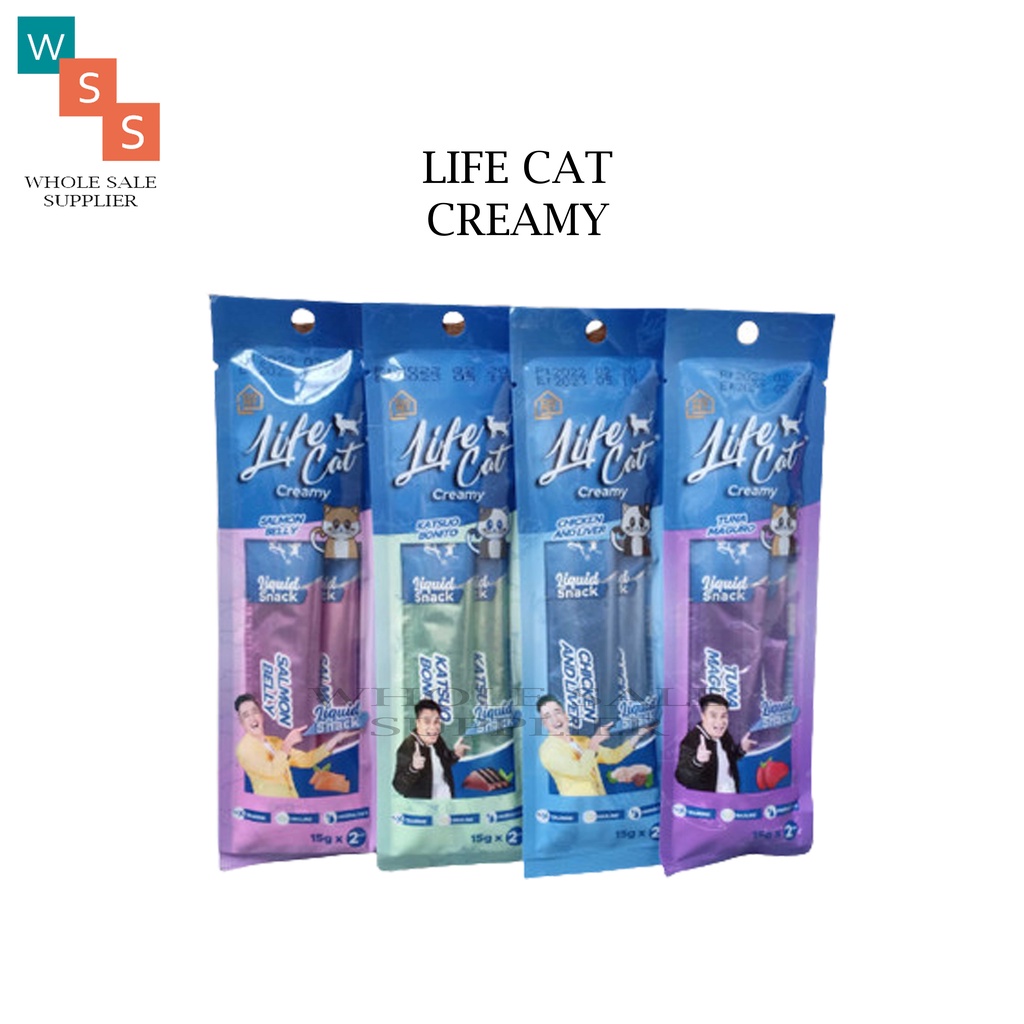 SNACK KUCING LIFE CAT CREAMY ISI 12GRX 2