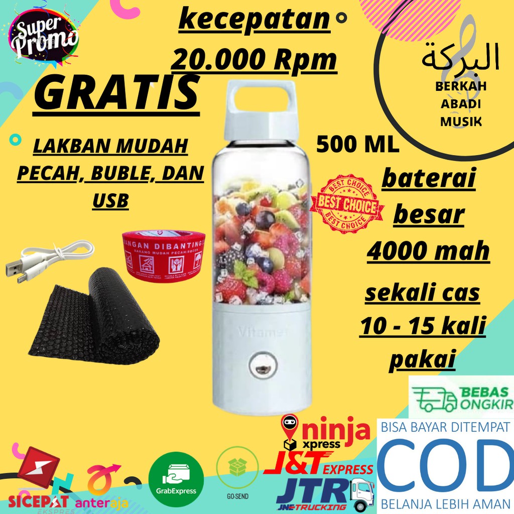 blander portable vitamer blender juicer wireless vitamer 500ml original vitamer blander portabel