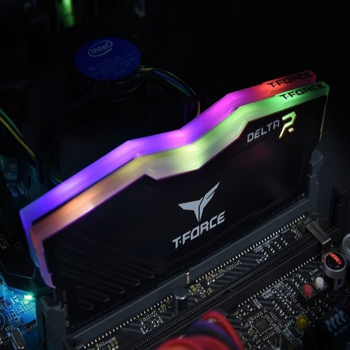 Ram Team T-Force Delta Rgb 3200Mhz 16Gb ( 2X8Gb ) Tf3D416G3200Hc18Bdc01