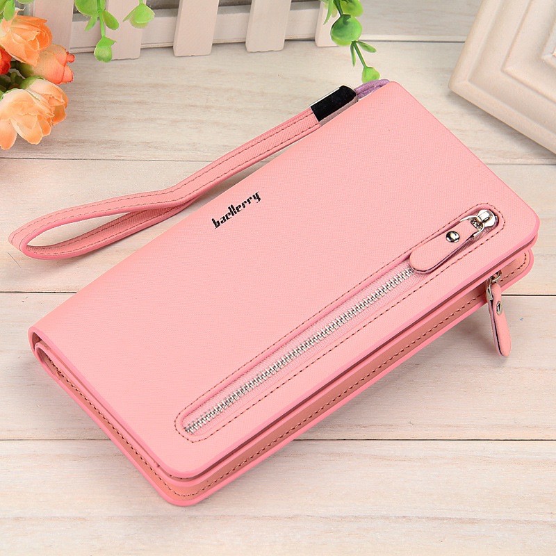 Dompet Panjang Wanita Dompet Kulit Lipat Baellerry N1502