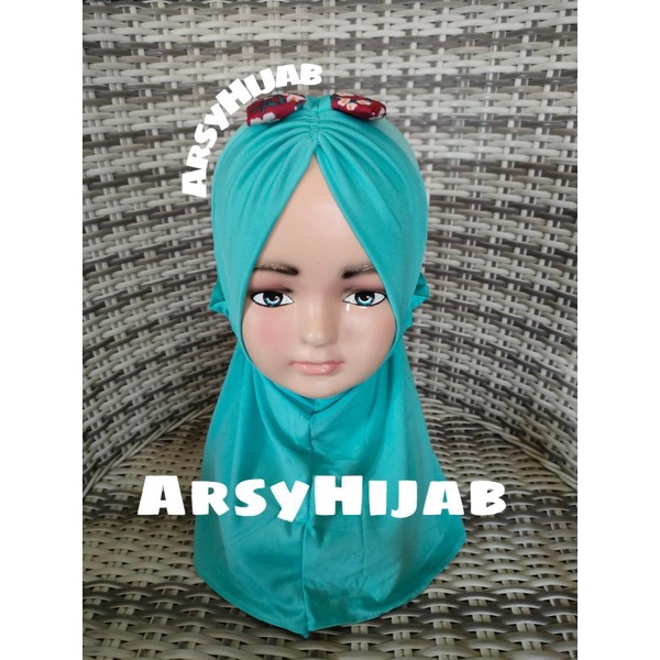 jilbab bayi syria kerut tali/ NABILA-tosca
