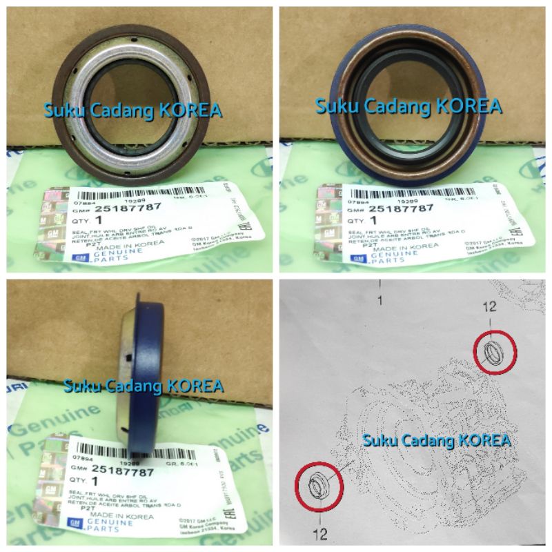 Seal Kohel Transmisi Chevrolet Lova Kalos Aveo lama