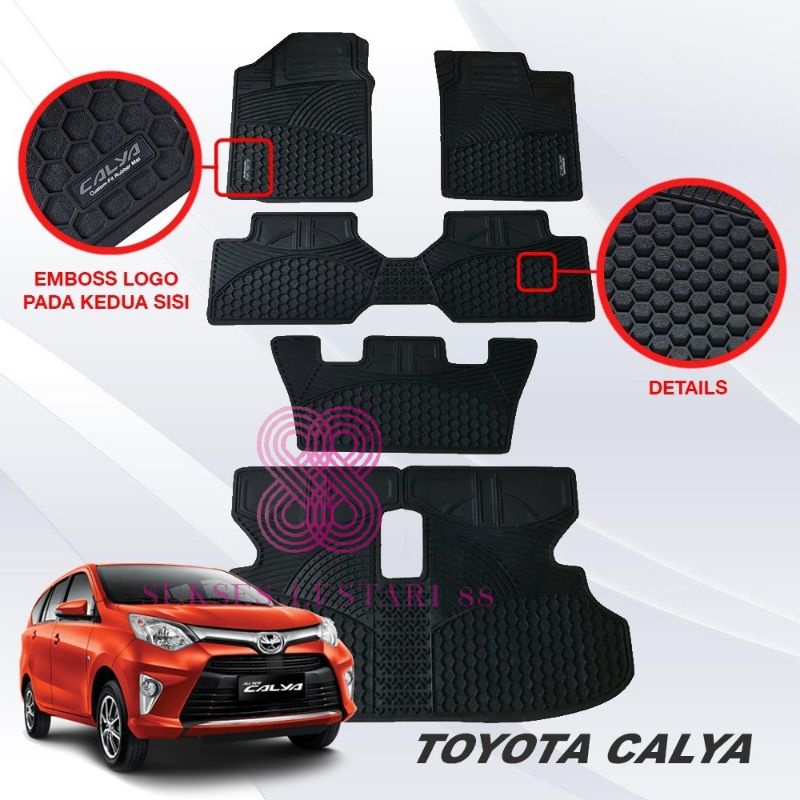 Karpet Mobil Toyota Calya Premium Full Bagasi