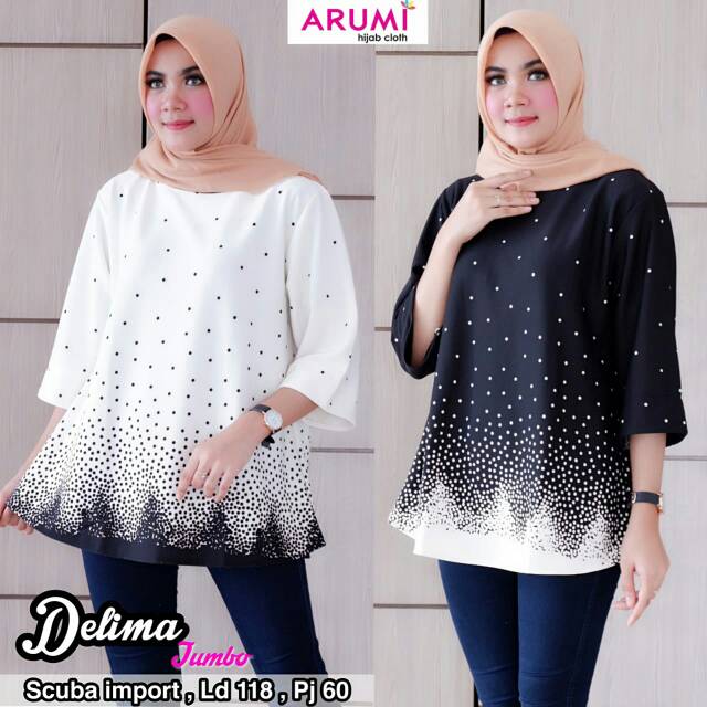 Blouse jumbo Delima Jumbo, matt Scuba Import