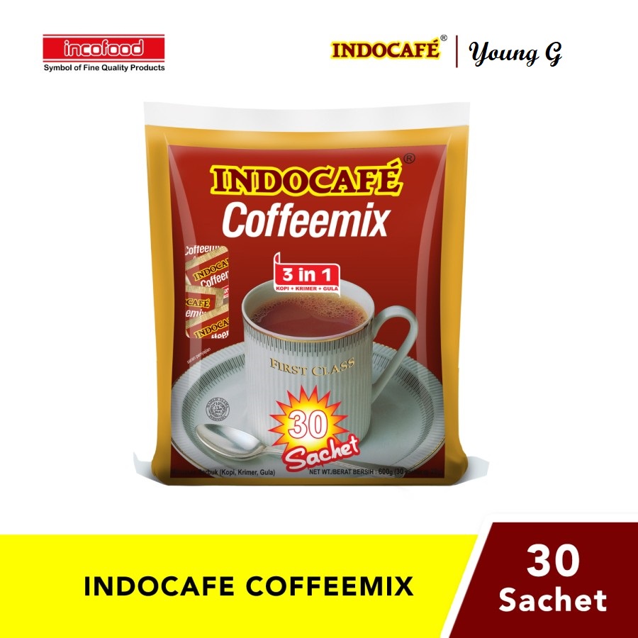 

30 Sachet Indocafe Coffemix 3 in 1, Kopi 3 in 1 TERMURAH