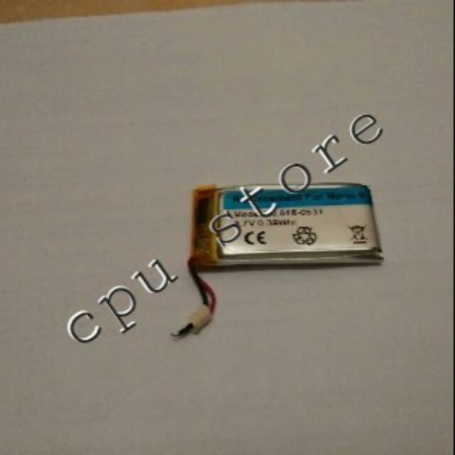 Baterai Batre Baterai ipod Nano 6 .