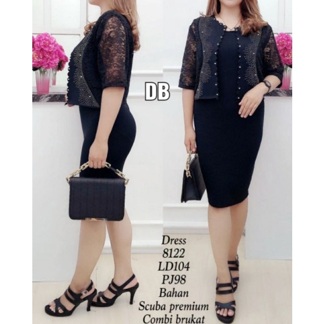 Dress rompi lepas scuba