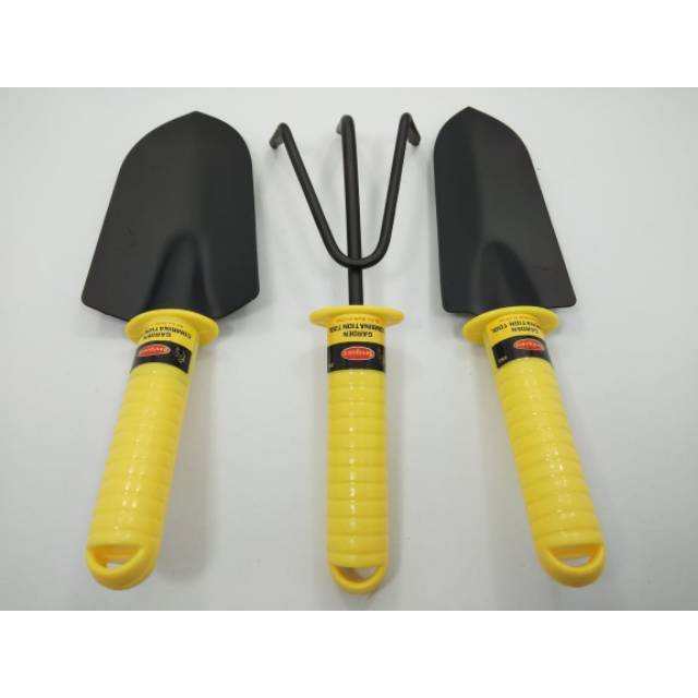 Sekop taman isi 3pc Bagus dan AWET / Pacul garuk tanah kebun hobbi hobby tananam/Alat Kbun Set 3pcs/ Garden Tools Set 3pcs Alat Kebun Sekop Mini Garpu BERKUALITAS