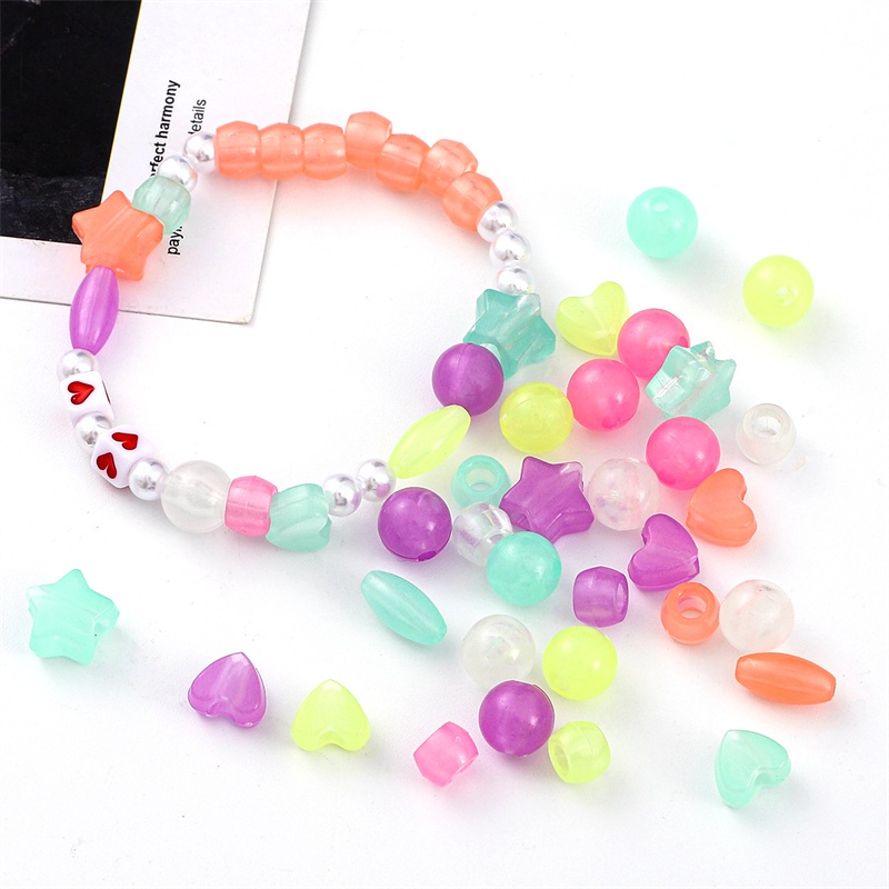 Mix Size 64-158Pcs Strong Luminous Beads Glow In The Dark Fishing Loose Spacer Beads for Jewellery Marking DIY Necklace Bracelet