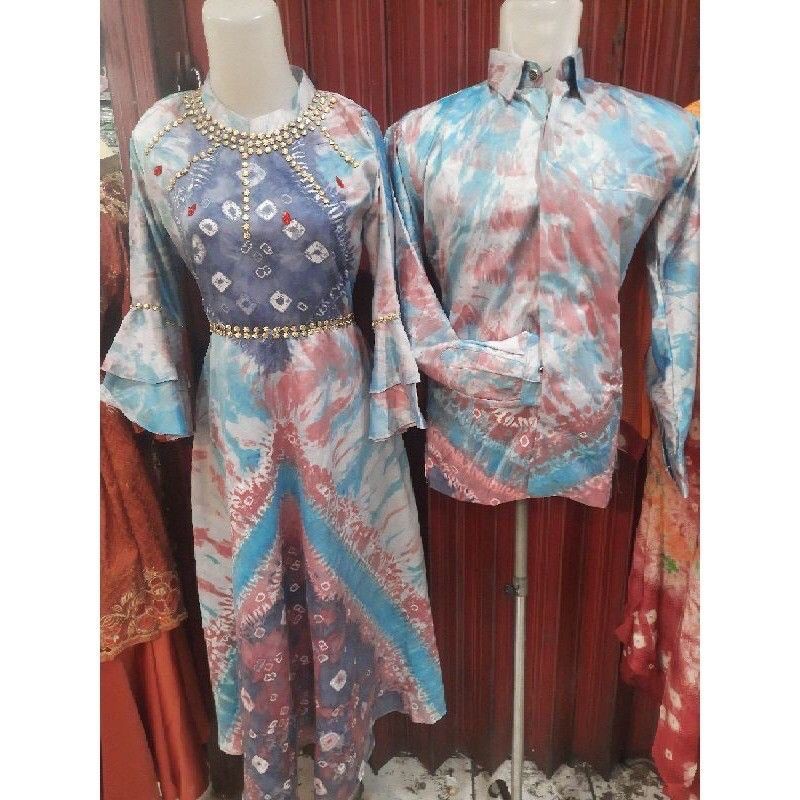 Couple Jumputan Palembang Asli handmade Terbaru Jumbo