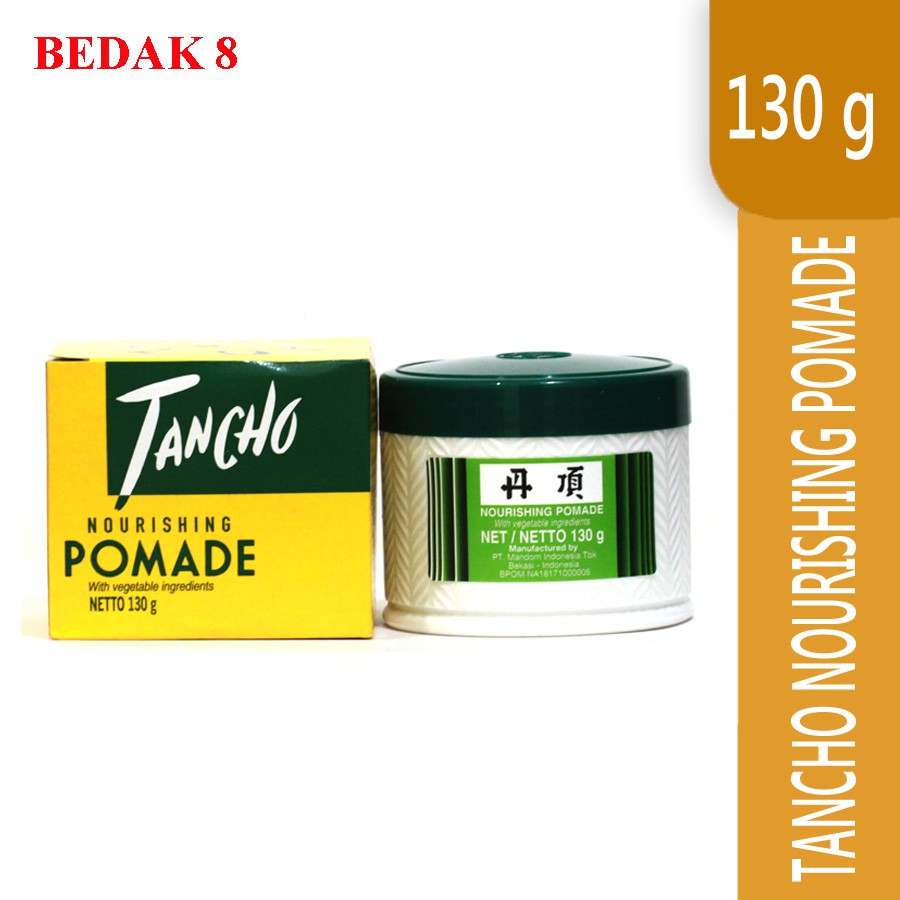 Tancho Nourishing Pomade 130 gr/Minyak Rambut Tancho Pomade Hijau 130 gr