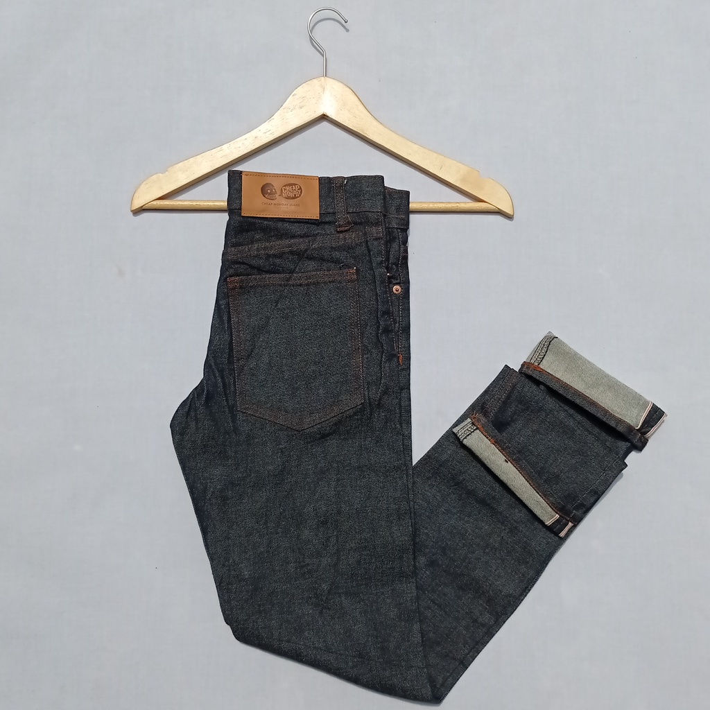 Cheap Monday Selvedge Jeans Second Bekas original