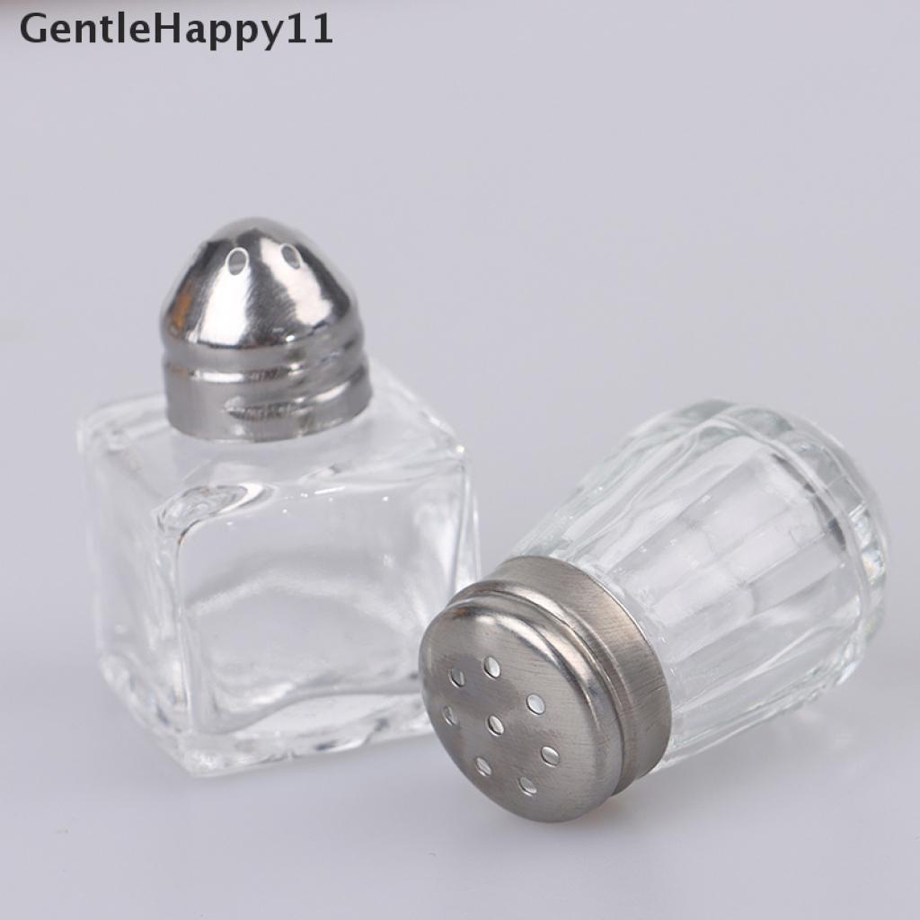 Gentlehappy 2Pcs / Set Mainan Miniatur Botol Bumbu Skala 1: 12 Untuk Dekorasi Dapur Rumah Boneka