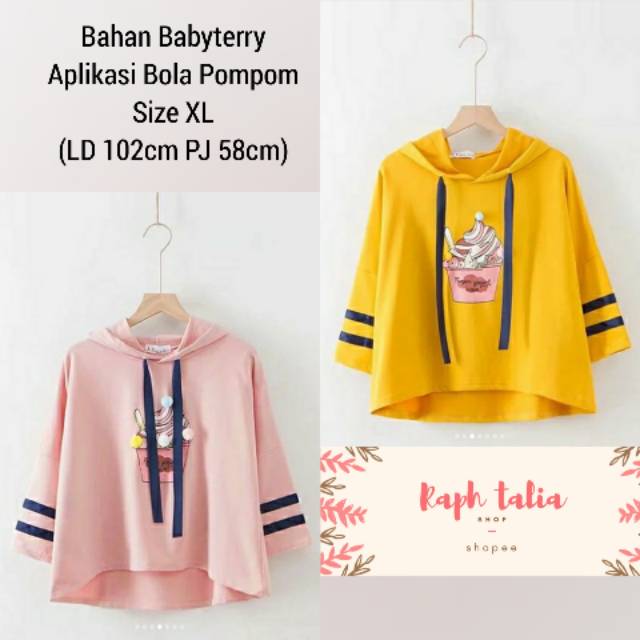 Baju atasan wanita remaja ice cream ball