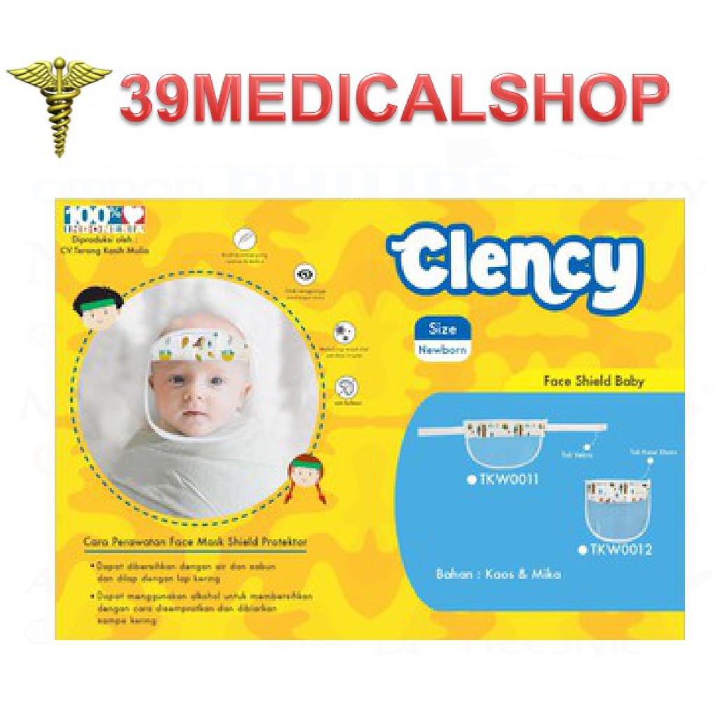 FACE SHIELD BABY CLENCY - CLENCY FACE SHIELD