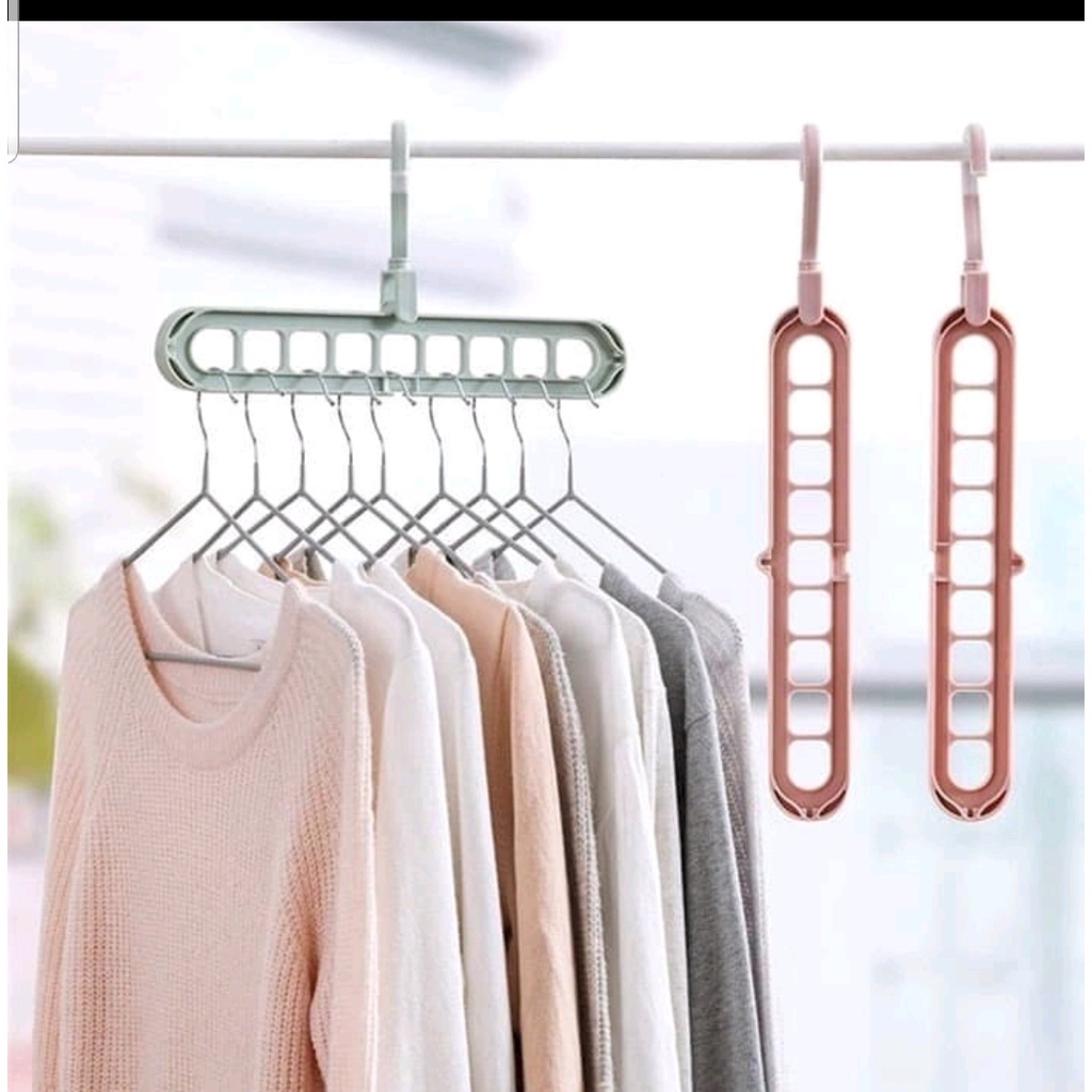 Magic Hanger Gantungan Baju Organizer 9 in 1 As Seen on Tv Serbaguna Multifungsi