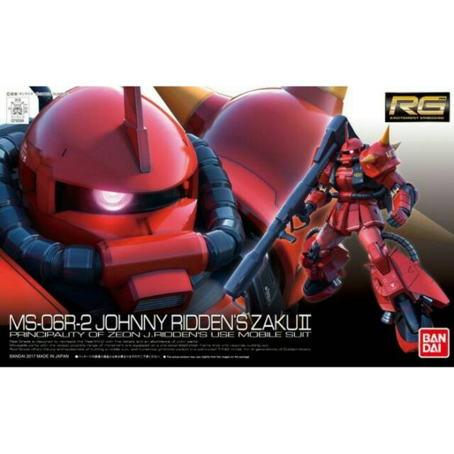 RG BANDAI ZAKU II JOHNNY RIDDEN