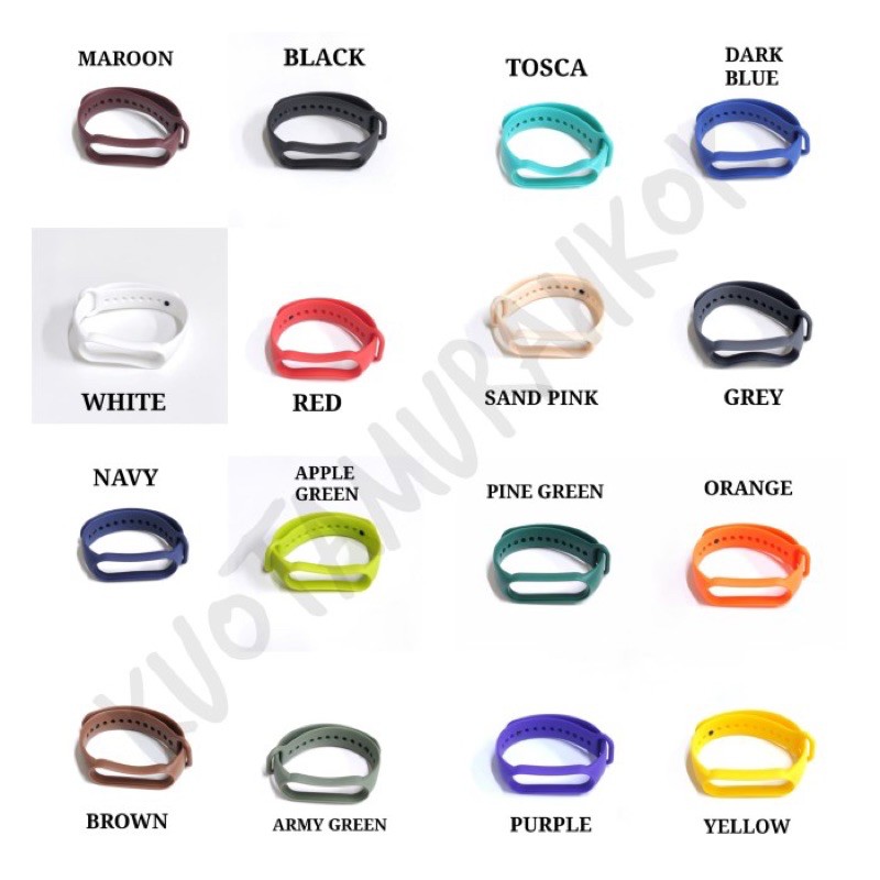 Mi band 5 Xiaomi Mi band 5 Silicone Strap Mi Band 5 High Quality TPU