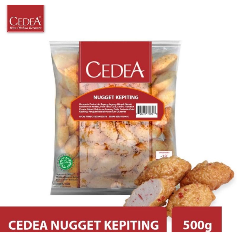 

CEDEA NUGGET KEPITING 500g / Nugget Crab / Frozen Food