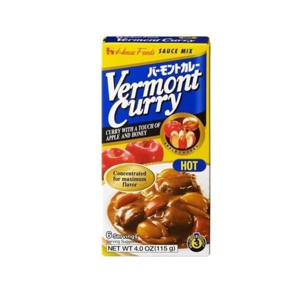 Bumbu Kari House Vermont Curry Hot / Pedas 115 Gram