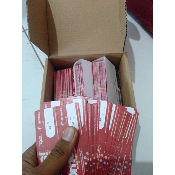 Voucher Telkomsel kosong wilayah jabar