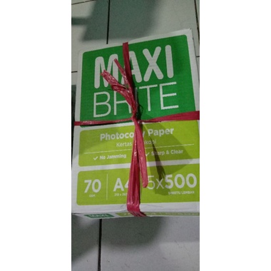 

kertas hvs a4 70 gsm MAXI BRITE