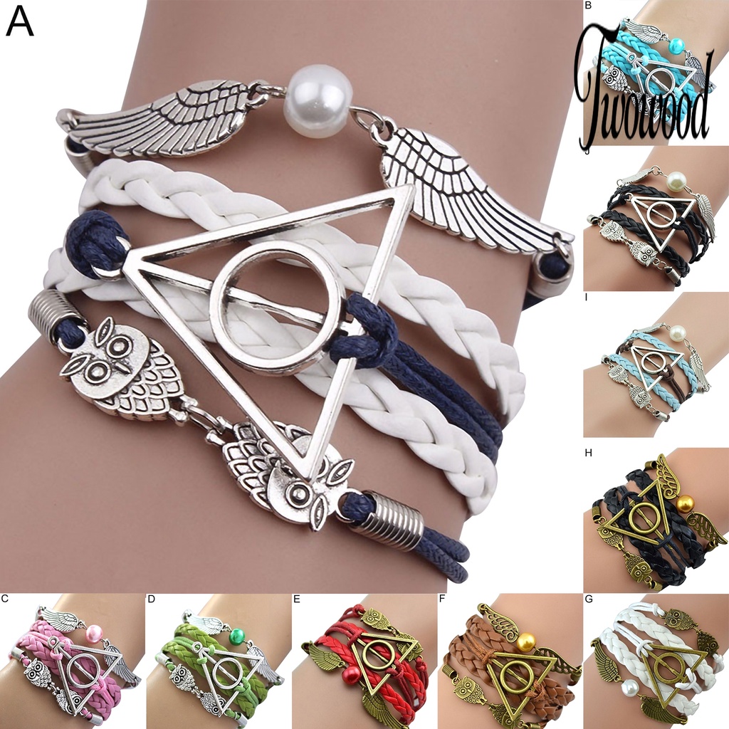 Gelang Multilayer Bahan Kulit Imitasi Untuk Pesta