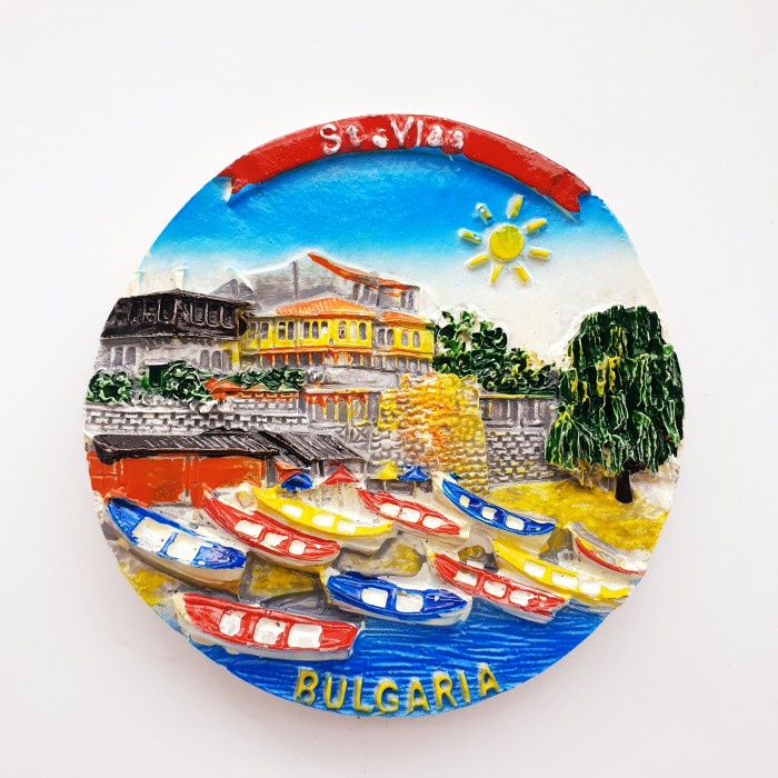 3D Fiber Souvenir Negara magnet Kulkas Tempelan kulkas BULGARIA StVlas