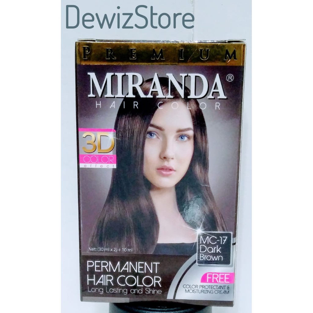 MIRANDA HAIR COLOR / PEWARNA RAMBUT MIRANDA (MC 17 - DARK BROWN)