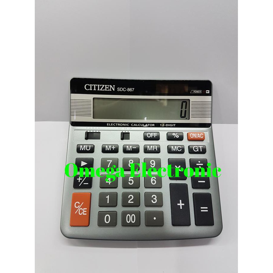 ORIGINAL CITIZEN SDC-867 Kalkulator Meja Office Desktop SDC 867