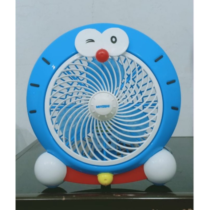 Kipas angin meja karakter / Kipas angin karakter doraemon / Kipas angin doraemon box fan