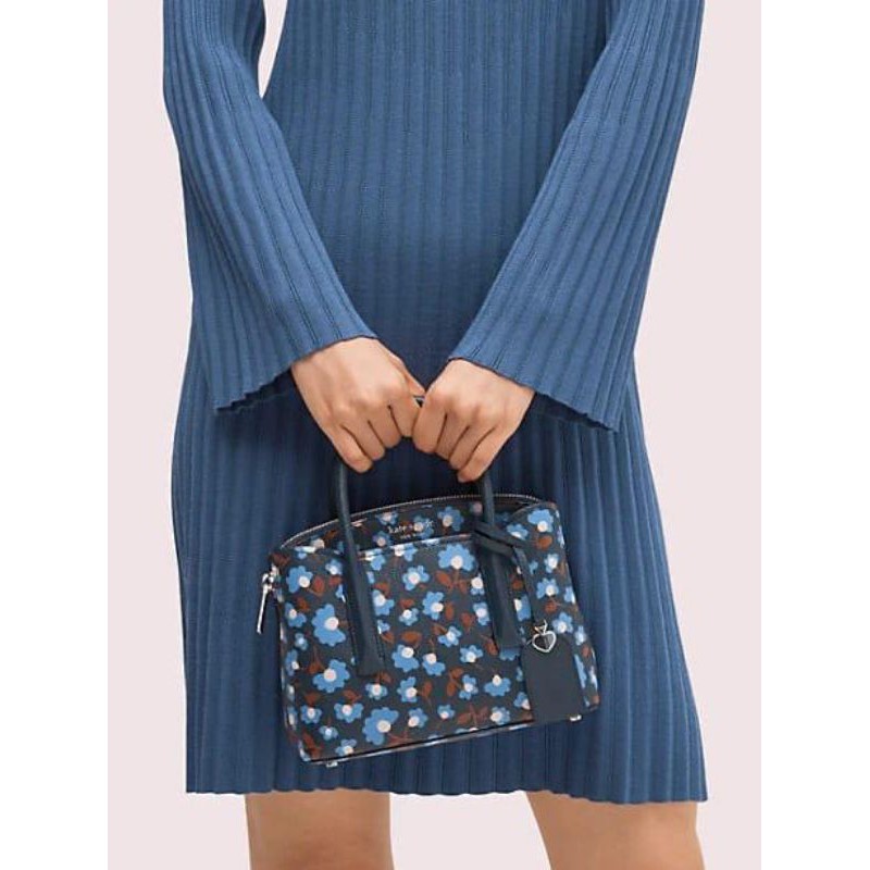 Kate Spade Margaux mini party floral blue multi