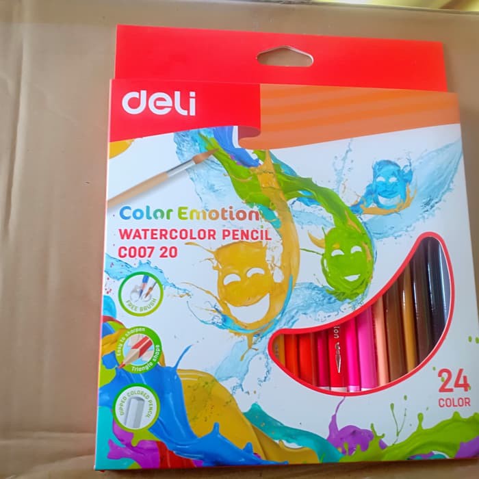 

Pensil warna Watercolour 24 C007