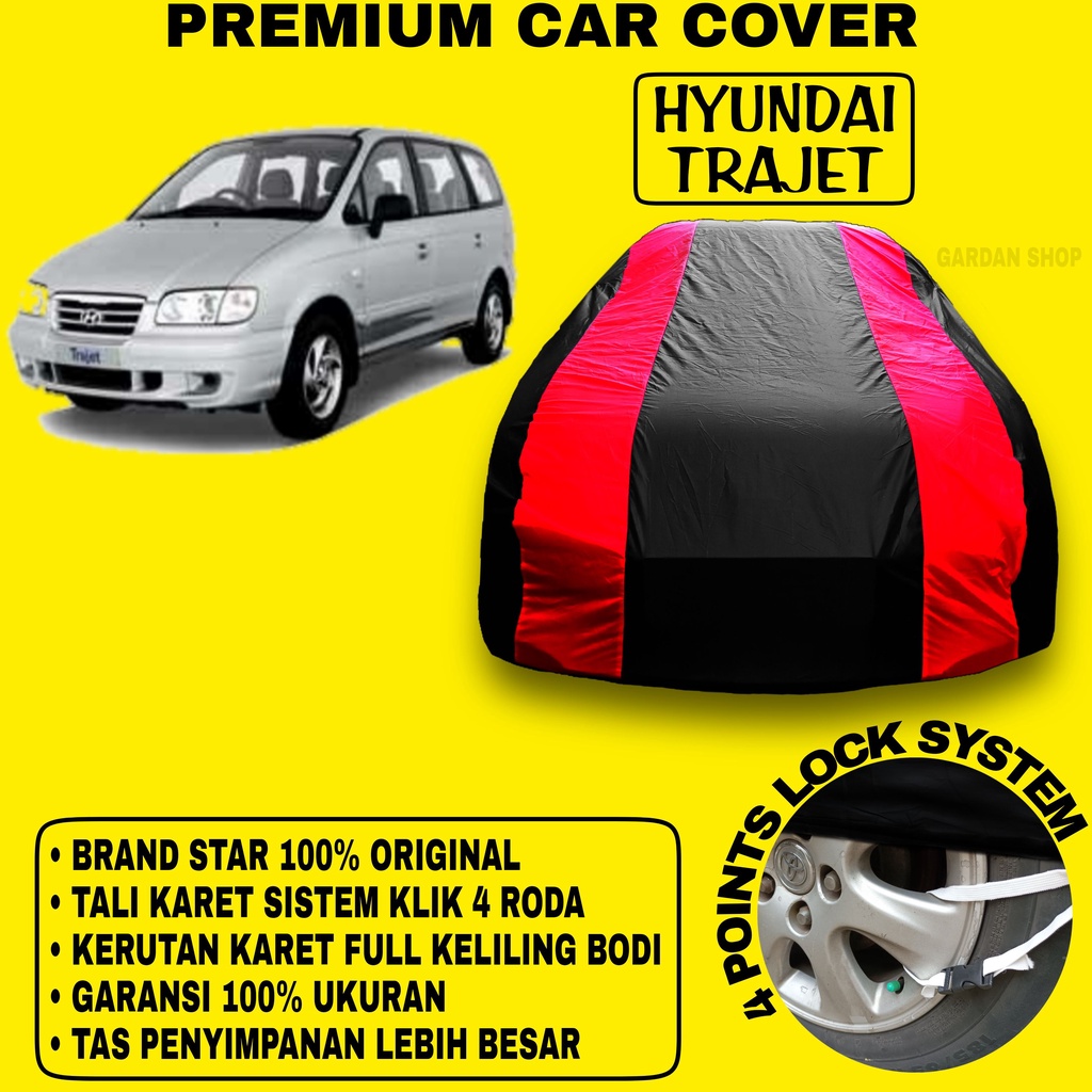 Body Cover HYUNDAI TRAJET Sarung Strip MERAH Cover Penutup Bodi Mobil Hyundai Trajet Waterproof FNew