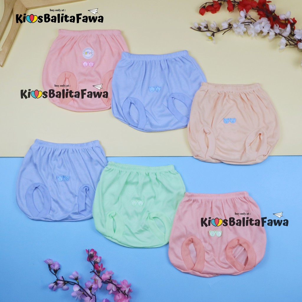 (ISI 6-12 PC) Celana Pop Bayi / SNI Pants Baby Laki Perempuan Bawahan Bayi New Born Celana Pendek Baby Babycinnamon