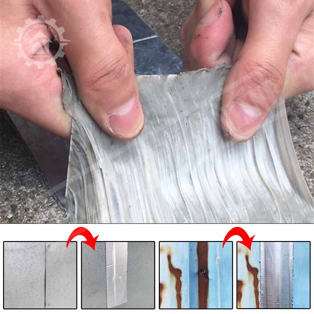 Lem Lakban Perekat Aluminium Foil Serbaguna Waterproof Super