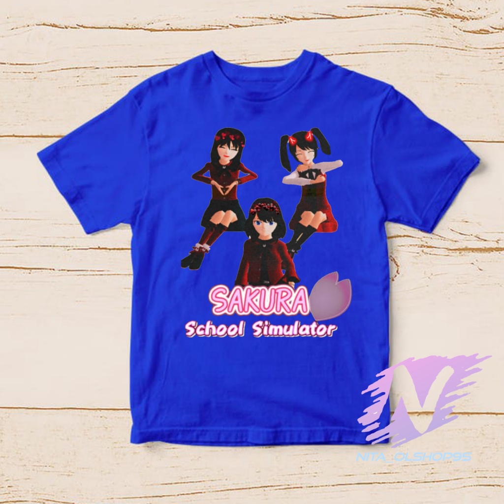 kaos sakura school simulator baju kaos anak sakura sahabat