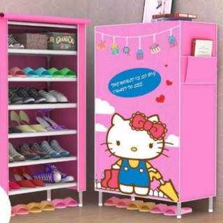 Gracia LEMARI  RAK SEPATU  HELLO  KITTY  Shopee Indonesia