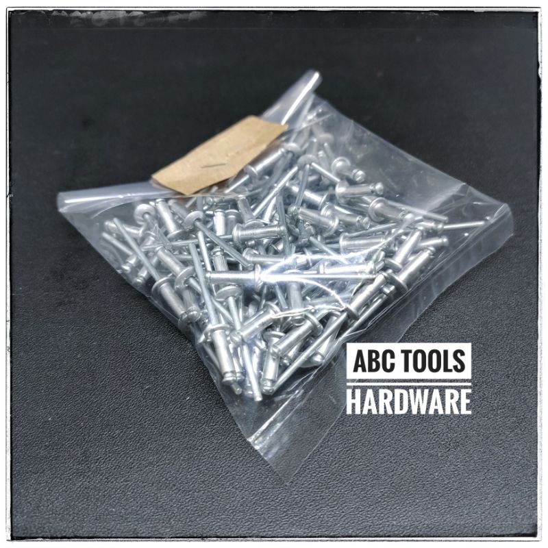 Paku Rivet Keling Aluminium Besi Galvalum Hollow - 435