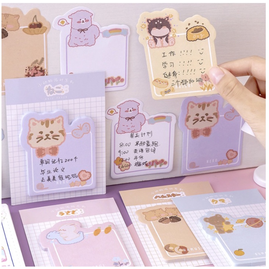 【GOGOMART】Sticky Notes Tempel / Memo Catatan Pembatas - Animasi Kartun