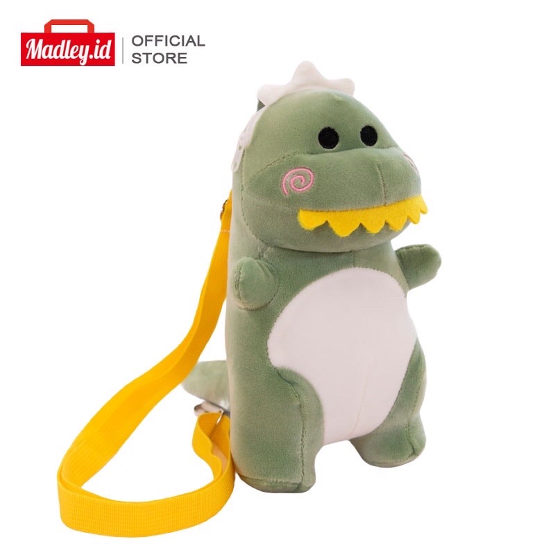 Boneka Motif Dinosaurus Tas Selempang Bahu Kartun Dinosaurus Label SNI