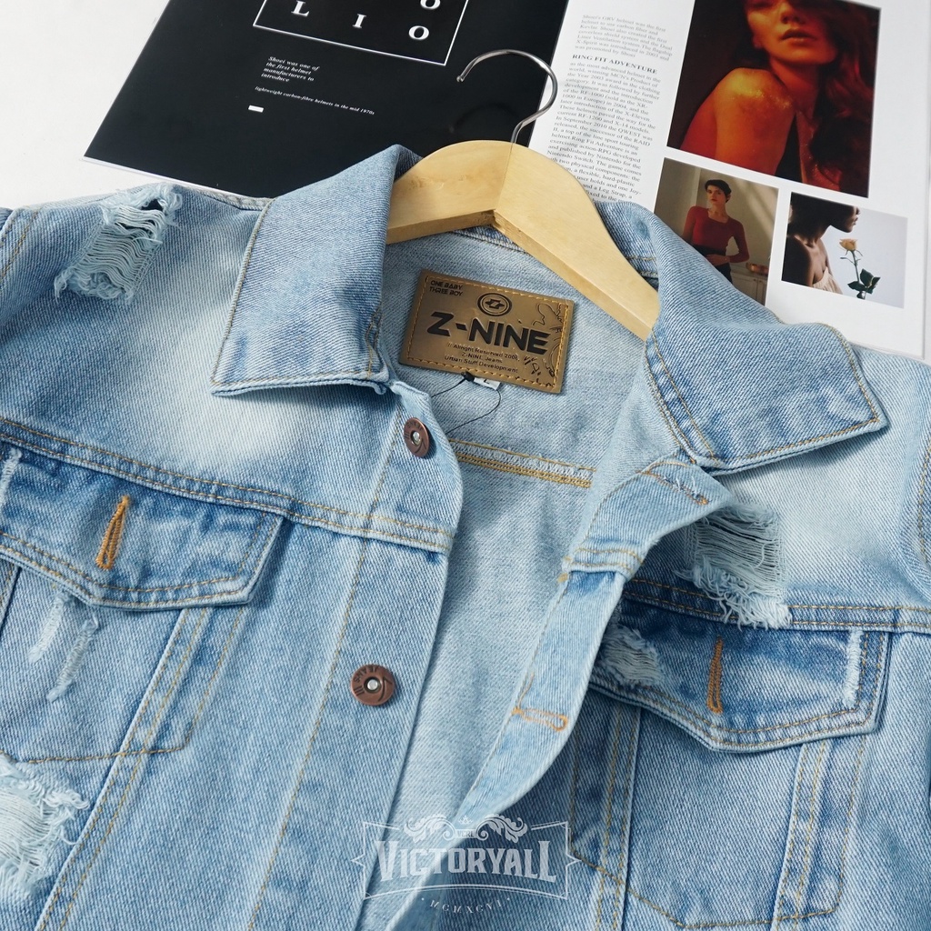 VCRL Jaket Jeans Pria premium ariel series denim lembut original z nine