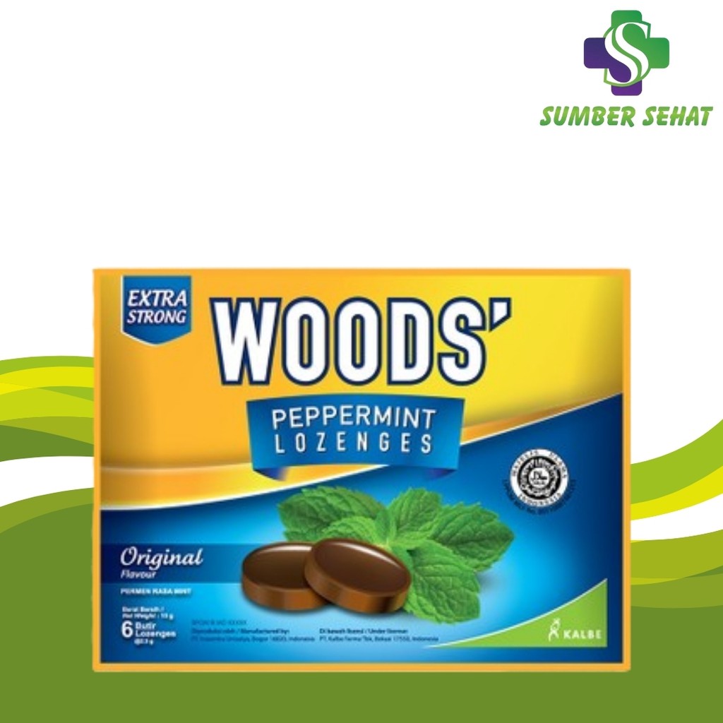 WOODS' PEPPERMINT LOZENGES ORIGINAL / MINT SACHET