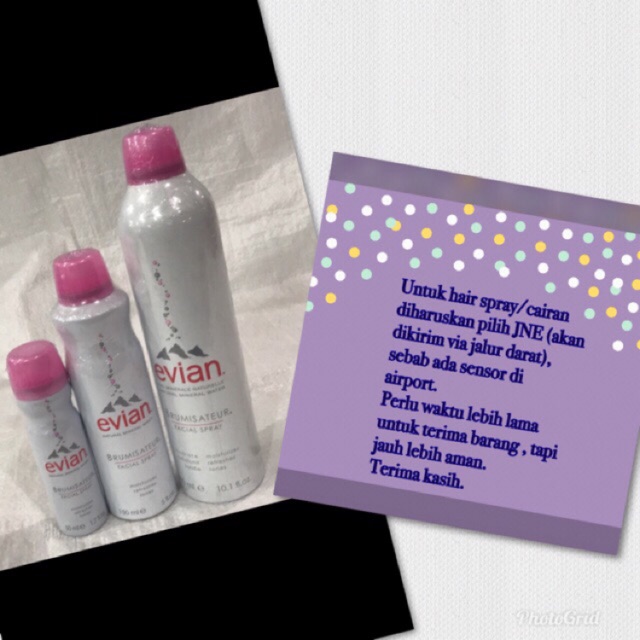 EVIAN FACIAL SPRAY @MJ