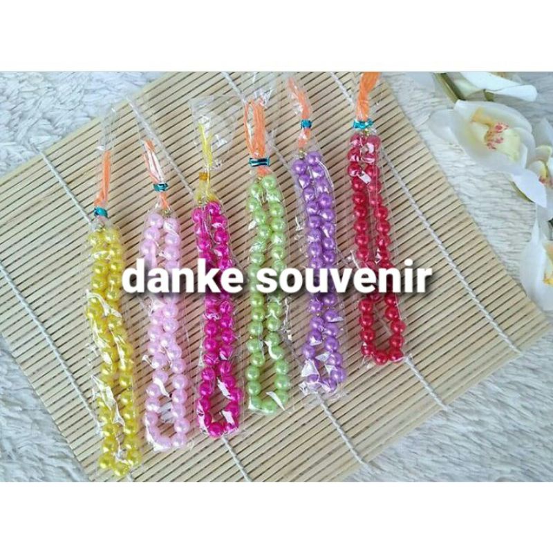 100pc tasbih mutiara kecil kemas plastik